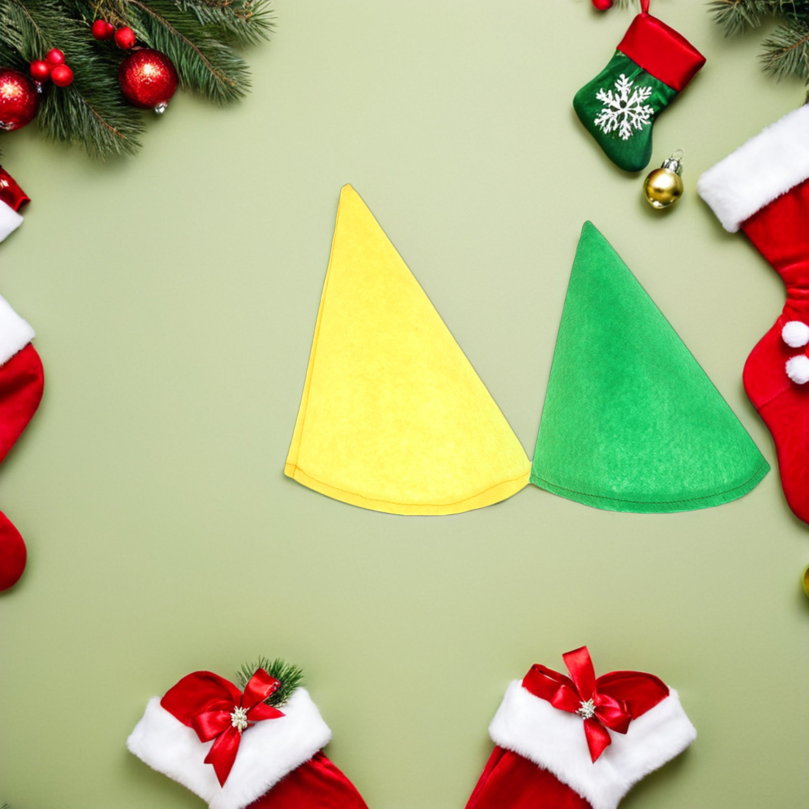 6 ชิ้น หมวกโนมทรงกรวยผ้าสักหลา - Party Hat Cone บทวิจารณ์และราคา