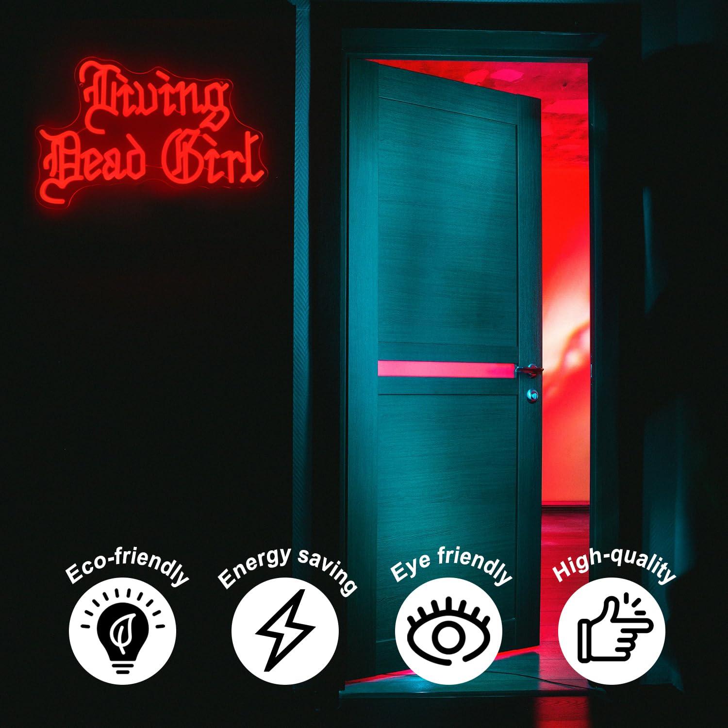 ป้ายไฟนีออนลายสาวผีโกธิคสุดหลอ - Neon Sign Party บทวิจารณ์และราคา