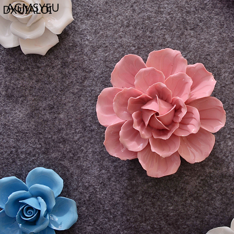 สติกเกอร์ติดผนังลายดอกไม้เซราม - Flower Wall Panel บทวิจารณ์และราคา