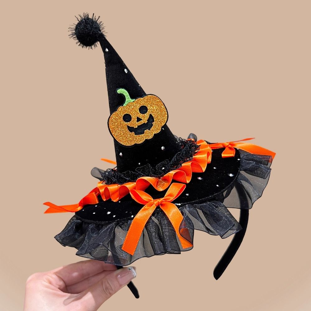 ที่คาดผมหมวกแม่มดฮาโลวีนลายแมง - Party Hat Cone บทวิจารณ์และราคา