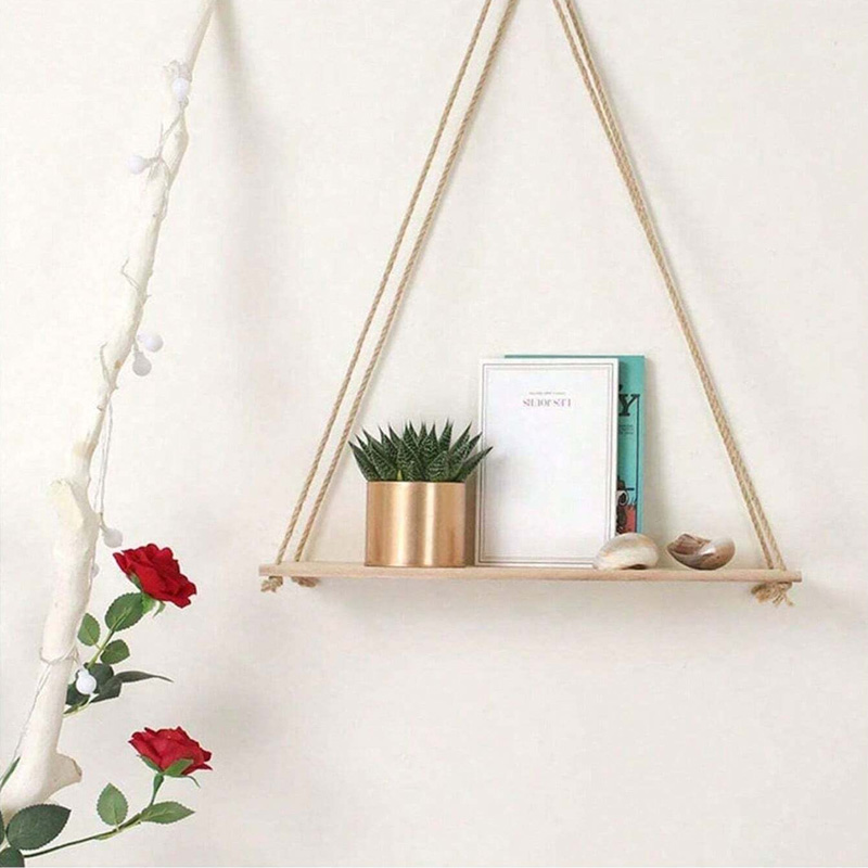 ไม้ Swing แขวนเชือกกัญชาชั้นวา - Flower Wall Panel บทวิจารณ์และราคา