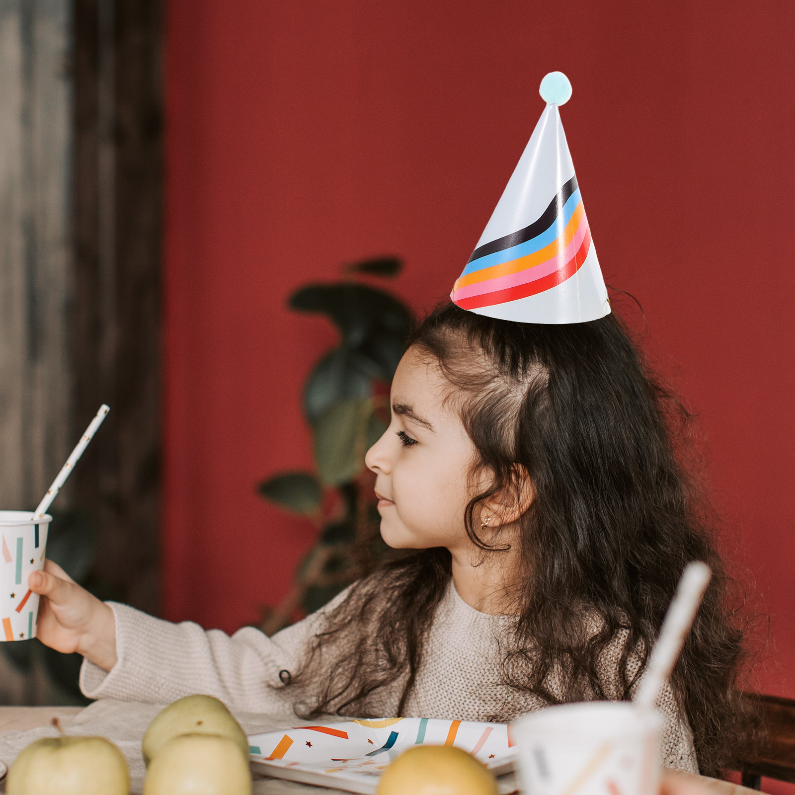 หมวกวันเกิดทรงกรวยกระดาษ 3 ชิ้ - Party Hat Cone บทวิจารณ์และราคา