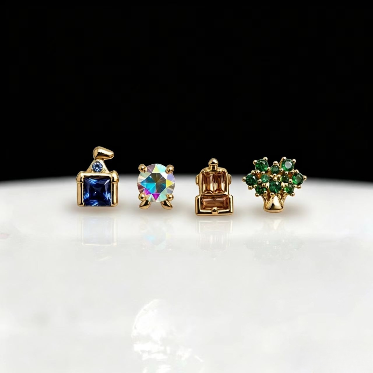 ต่างหูรูปสวนสนุกน่ารักสวยงามแบ - Event Party บทวิจารณ์และราคา