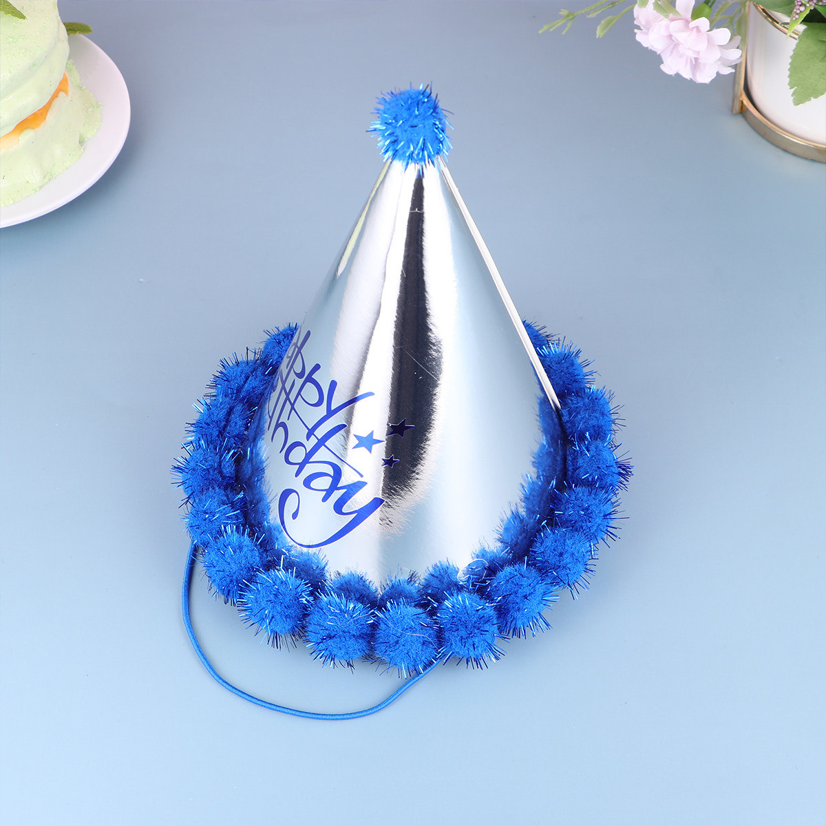 5 ชิ้น หมวกปอมปอมวันเกิดกระดาษ - Party Hat Cone บทวิจารณ์และราคา